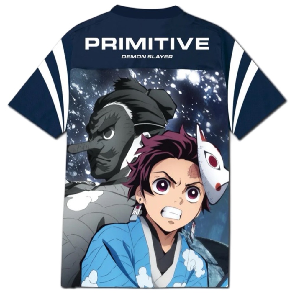NWT Primitive x Demon Slayer Tanjiro Mesh Jersey - Picture 5 of 7